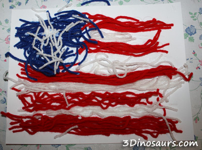Yarn American Flag