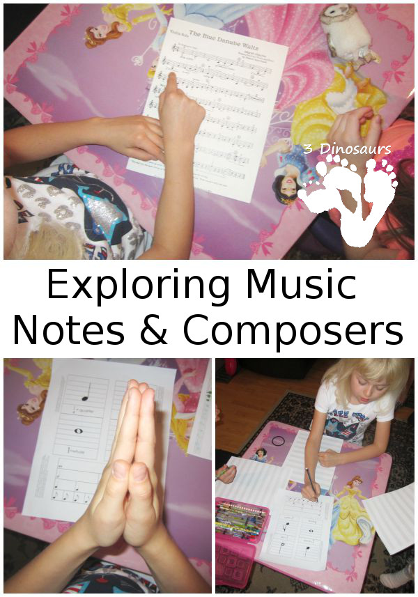 Exploring Music Notes & Composers - 3Dinosaurs.com
