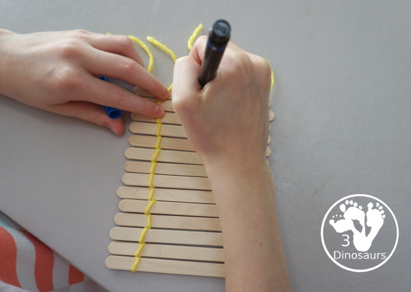 Craft Stick Books With Day of the Dragon King - a fun Magic Tree House activity for ancient China with craft stick books- 3Dinosaurs.com