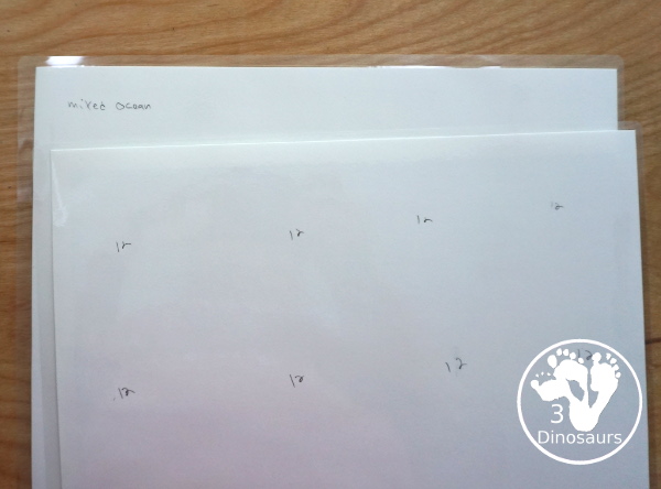 Hands-On Learning with Ocean Themed Division Puzzles -11 puzzles and mats to work on division from 2 to 12 with a fun way to learn. - 3Dinosaurs.com