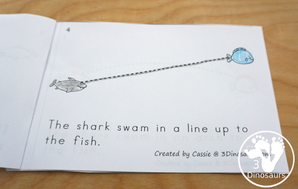 Shark Activity Pack: Prewriting - tracing strips with two lin styles - 3Dinosaurs.com