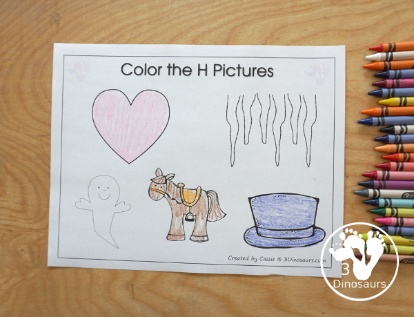 Free Romping & Roaring GHI Review Pack - with letter g, letter h, and letter i printables for reviewing the three letters with tracing, puzzles, coloring pages, finger puppets, game and more- 3Dinosaurs.com