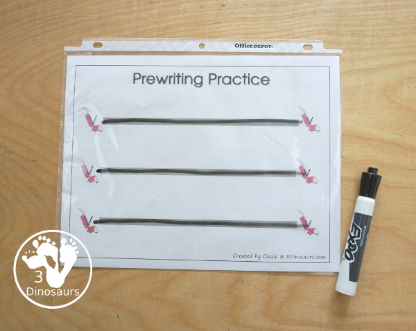 Free Romping & Roaring V Pack Letter Pack: V is for Vacuum - a letter V pack that has prewriting, finding letters Vv, tracing letters V, V coloring pages, shapes, puzzles and more - 3Dinosaurs.com