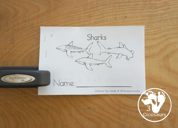 Free Shark Easy Reader Book - how to make an easy reader book. - 3Dinosaurs.com