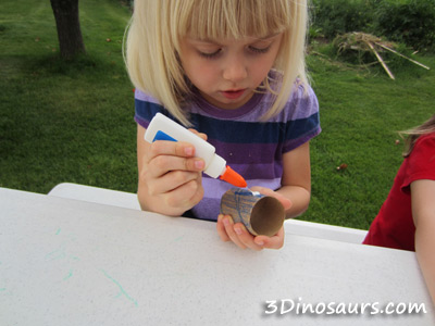 Peacock: Gluing Eyes and beak.