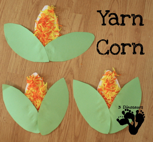 Corn is Maize: Yarn Corn Activity - 3Dinosaurs.com