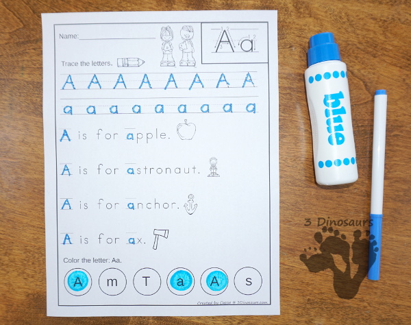 ABC Interactive Books - all 26 letters with interactive easy reader book, no-prep worksheets and reader strips $ - 3Dinosaurs.com