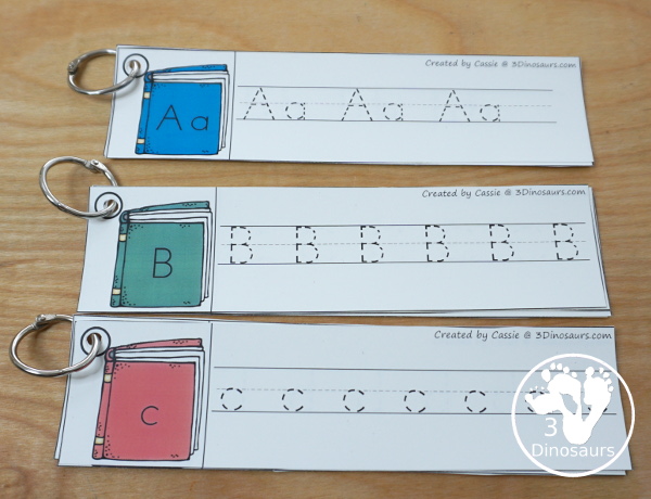 Book Activity Pack: ABCs - easy to use no-prep pages for finding letters with two options - 3Dinosaurs.com
