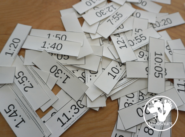 Free Daily Visual School Schedule for Remote, Hybrid, or At Home Learning - with three schedules, visual cards and time cards to use with the sets with a mix of ways to use the schedules- 3Dinosaurs.com