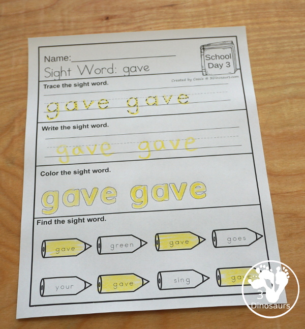 No-Prep & Hands-On School Themed Weekly Packs for Second Grade with 5 days of activities to do  with hands-on and no-prep that match up for each day  with addition, subtraction, skip counting, sight words, reading strips, CVCC word review, and more - 3Dinosaurs.com