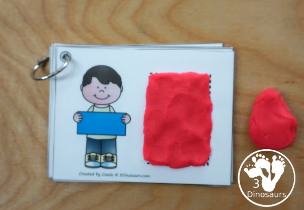 Free 2D Shape Tracing Cards - you have 12 shapes to trace with two options for the tracing - 3Dinosaurs.com