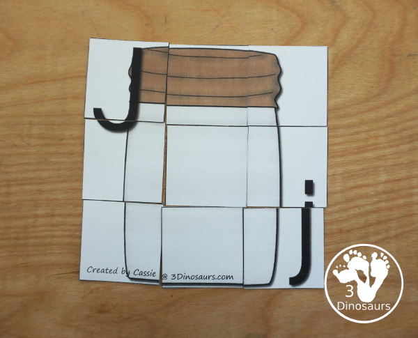 Free Romping & Roaring J Pack Letter Pack: J is for Jar - a letter J pack that has prewriting, finding letters, tracing letters, coloring pages, shapes, puzzles and more - 3Dinosaurs.com