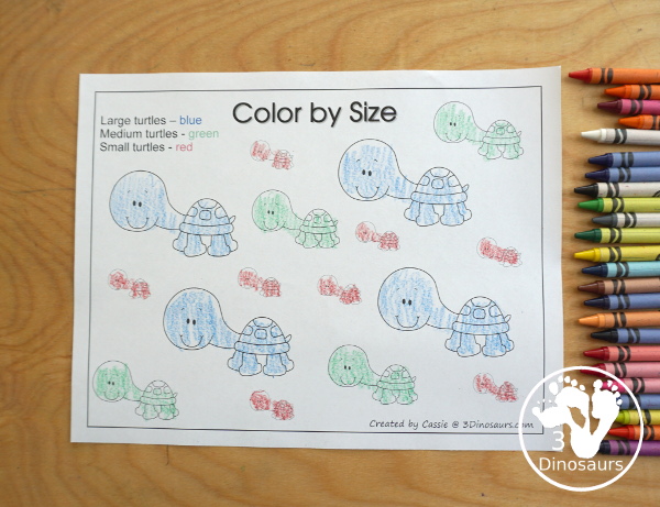 Free Romping & Roaring T Pack: T is for Turtle - a letter T pack that has prewriting, finding letters, tracing letters, coloring pages, shapes, puzzles and more - 3Dinosaurs.com