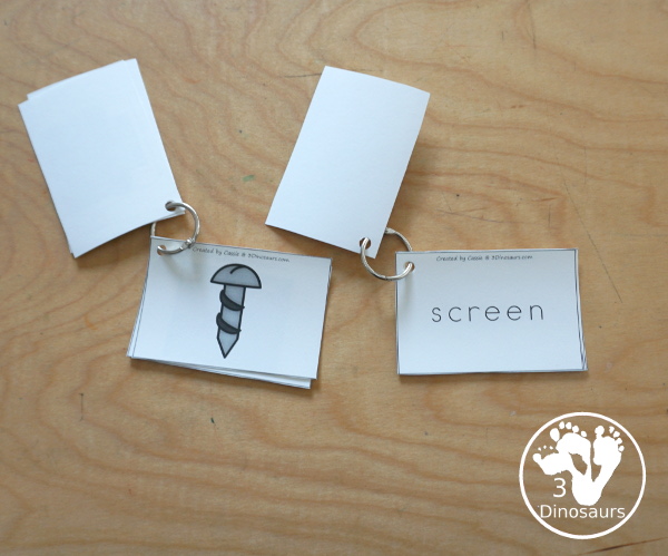 Free Trigraph Matching Cards with 9 matching cards with beginning and ending trigraphs with picture of  trigraph that matches a word that starts with the same trigraph - 3Dinosaurs.com