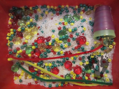 Apple Sensory Bin - 3Dinosaurs.com
