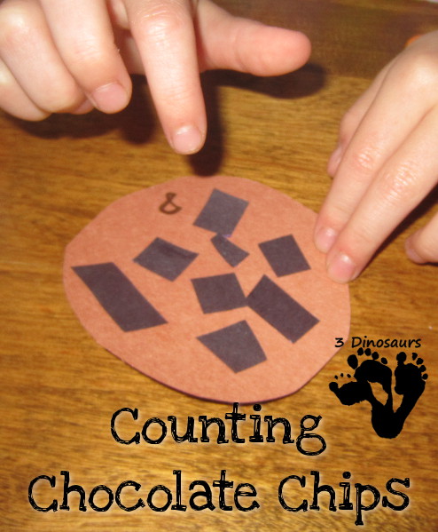 Counting Chocolate Chips - Duckling Get a Cookie - 3Dinosaurs.com