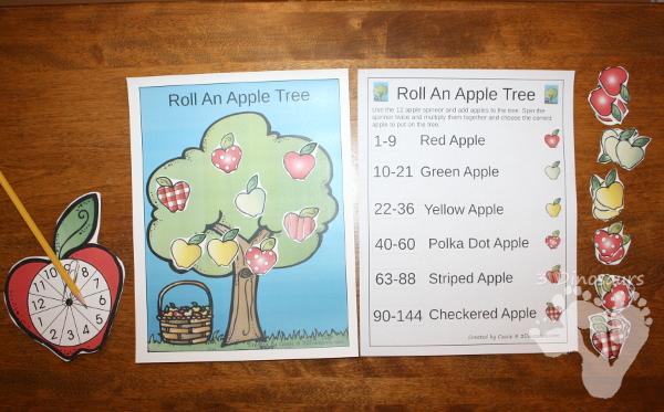 Apple Themed Multiplication and Division with no prep and hands on activities $ - 3Dinosaurs.com