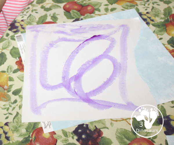 Torn Paper Mountain - easy to do torn papercraft that kids can do all year. A fun way to work on fine motor skills and do a craft project. 3Dinosaurs.com