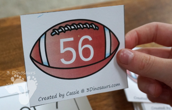 Free Football Sorting Multiplies of 3 & 7 - 2 sets of cards, a sorting mat and two recording worksheets - 3Dinosaurs.com