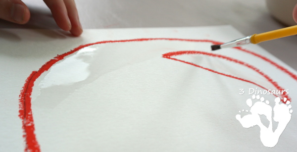  Apples Watercolor Process Art - fun and easy art project to do with kids to learn about watercolors spreading in water - 3Dinosaurs.com