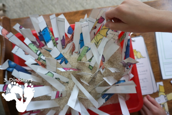 Free Spelling Dinosaurs Names With Dinosaurs Before Dark - a fun way to work on spelling dinosaur names with a fun activity - 3Dinosaurs.com