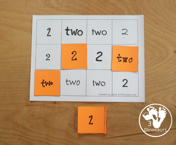 Free Romping and Roaring Number 2 Pack - with number 2 worksheets, number 2 puzzles, number 2 handwriting, number 2 dot marker worksheets and more for PreK and kindergarten age kids with a bear theme.  - 3Dinosaurs.com