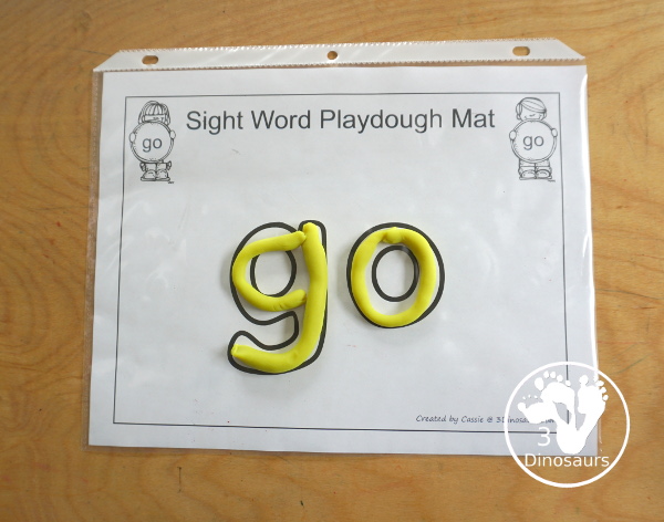 Free Romping & Roaring Preprimer Sight Words Packs Set 3: Find, For, Funny, Go - 6 pages of activities for each preprimer sight words: find, for, funny, go. These are great for easy to use learning centers - 3Dinosaurs.com