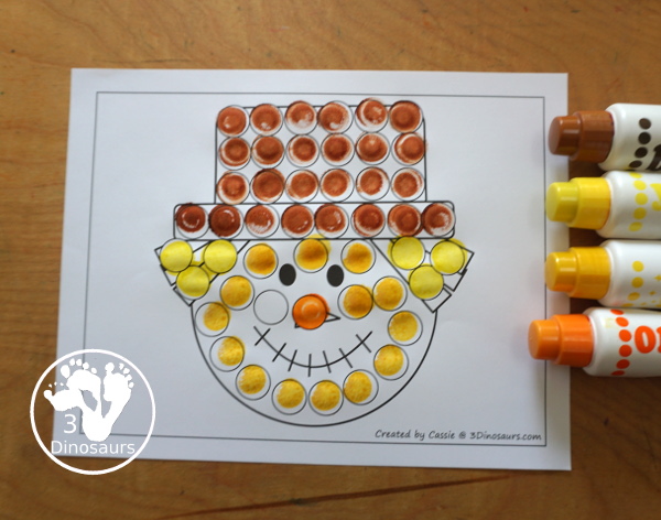 Free Scarecrow Fine Motor Mat Printables - has 5 fine motor mats  with scarecrow templates, scarecrow tracing pages, and a scarecrow dot marker page. All great fine motor activities for kids in preschool, prek and kindergarten.  3Dinosaurs.com