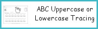 Alphabet Tracing Pages for Uppercase or Lowercase Only