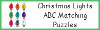 Christmas Light ABC Matching Puzzles