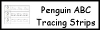 Penguin ABC Tracing Strips