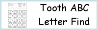 Tooth ABC Letter Find Printable