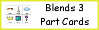 Blends 3 Part Cards