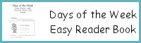 Days of the Week Easy Reader Book