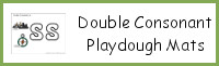 Double Consonant Playdough Mats