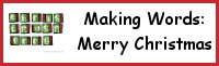 Making Words: Merry Christmas