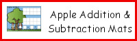 Apple Addition & Subtraction Mats