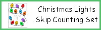 Christmas Lights Skip Counting Set