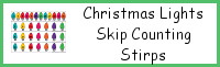 Christmas Light Skip Counting Strips