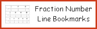 Fraction Number Line Bookmarks