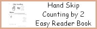 Hand Skip Counting by 2 Easy Reader Book