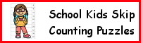 School Kids Skip Counting Puzzle Set