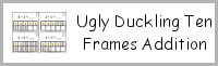 Ugly Ducking Ten Frame Addition Card