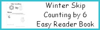 Winter Skip Counting By 6 Easy Reader Book