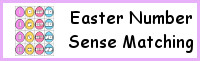 Easter Egg Number Sense from 1 to 10