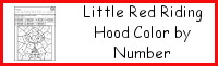 Little Red Riding Hood Color By Number