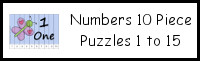 Number 10 Piece Puzzles 1 to 15