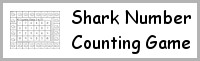 Shark Number Counting Game Printable
