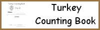 Turkey Counting Book Printable