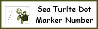 Sea Turtle Dot the Number & Count the Dots